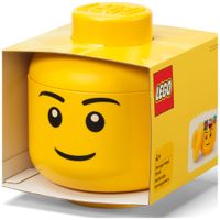 LEGO<sup>&reg;</sup> Storage Products: 40310804 Small Head Yellow - Boy NEW